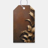 Verguld blad versierd dank je cadeaulabel (Achterkant)