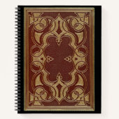 verguld lederen boek Hoesje (Voorkant)