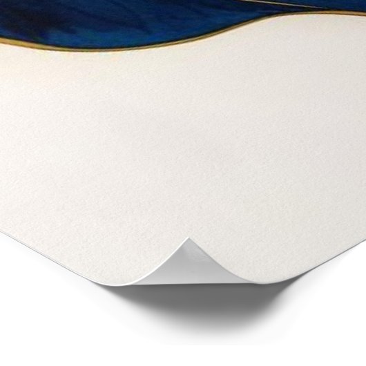 verguld Poster | muurkunst (Hoek)