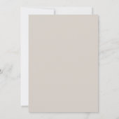 Vergulde Aqua Seafoam Blad Bruiloft Kaart (Achterkant)