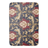 Vergulde Art Nouveau Bloemendamask Badmat (Voorkant Verticaal)