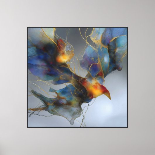 Vergulde Ascensie Canvas Afdruk (Voorkant)