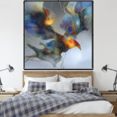 Vergulde Ascensie Canvas Afdruk (Insitu (Slaapkamer))