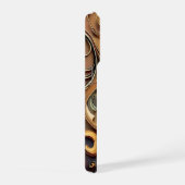 Vergulde barokke rolwerk iPhone hoesje (Rechterkant)