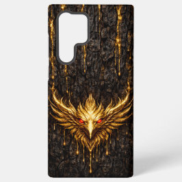 Vergulde bast vloeibaar gouden fenix samsung galaxy hoesje