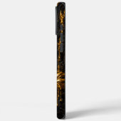 Vergulde Bast Vloeibaar Gouden Leeuw Case-Mate iPhone Case (Achterkant / Links)