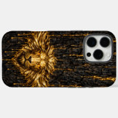 Vergulde Bast Vloeibaar Gouden Leeuw Case-Mate iPhone Case (Achterkant (horizontaal))