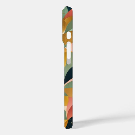 Vergulde bladeren Case-Mate iPhone case (Achterkant / Links)