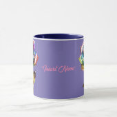 Vergulde bloemblaadjes mok (Midden)