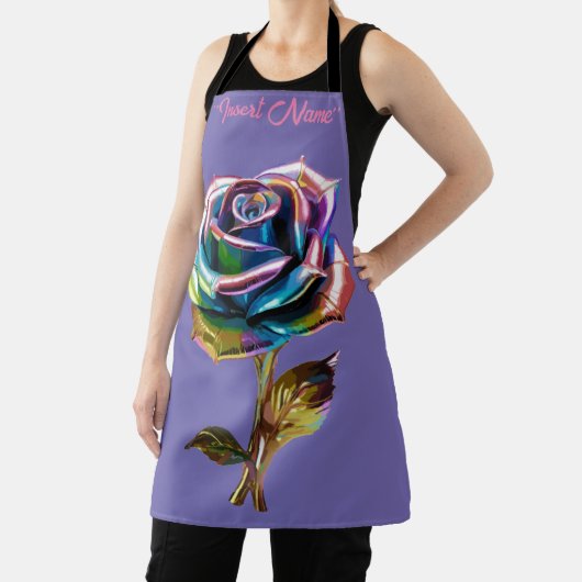 Vergulde bloemblaadjes schort (Insitu)