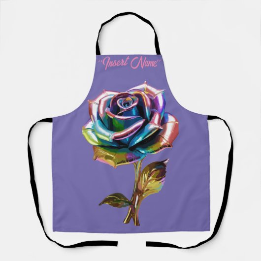 Vergulde bloemblaadjes schort (Voorkant)