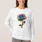 Vergulde bloemblaadjes t-shirt (Voorkant)