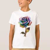 Vergulde bloemblaadjes t-shirt (Voorkant)