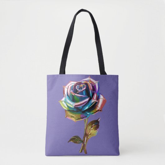 Vergulde bloemblaadjes tote bag (Voorkant)