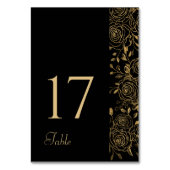 VERGULDE BLOEMEN KAART (Achterkant)