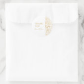 Vergulde Bloemen Label (Tas)