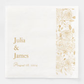 VERGULDE BLOEMEN SERVET (Voorkant)