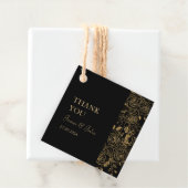 Vergulde Bloesems Bedankjes Labels (In situ)