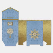 Vergulde Chanoeka Elegante Cadeaudoos Bedankdoosjes (Ongevouwen)