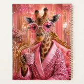 Vergulde elegant in roze planner (Achterkant)