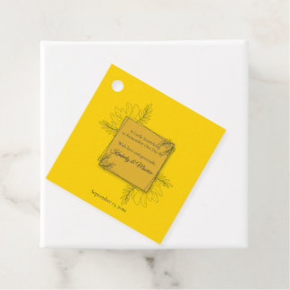 Vergulde Elegantie Bruidsuitnodiging Bedankjes Labels