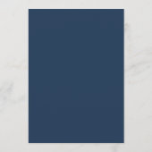 Vergulde Elegantie Bruiloft Menu (Achterkant)