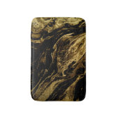 Vergulde Elegantie: Marbling's Splendid Magic Badmat (Voorkant Verticaal)