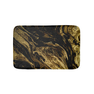 Vergulde Elegantie: Marbling's Splendid Magic Badmat