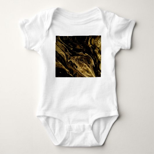 Vergulde Elegantie: Marbling's Splendid Magic Romper (Voorkant)