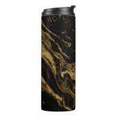 Vergulde Elegantie: Marbling's Splendid Magic Thermosbeker (Gedraaid links)