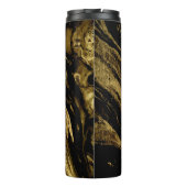 Vergulde Elegantie: Marbling's Splendid Magic Thermosbeker (Achterkant)