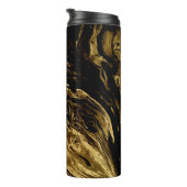 Vergulde Elegantie: Marbling's Splendid Magic Thermosbeker (Geroteerd rechts)