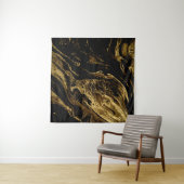 Vergulde Elegantie: Marbling's Splendid Magic Wandkleed (In situ)