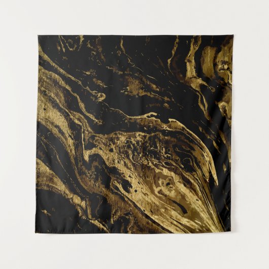 Vergulde Elegantie: Marbling's Splendid Magic Wandkleed (Voorkant)