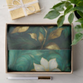 Vergulde Gardenia Elegantie, formele bloemen Tissuepapier (Geschenk)