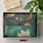 Vergulde Gardenia Elegantie, formele bloemen Tissuepapier (Geschenk)