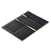 Vergulde Geometrie Luxe Notitieboek (Linkerzijde)