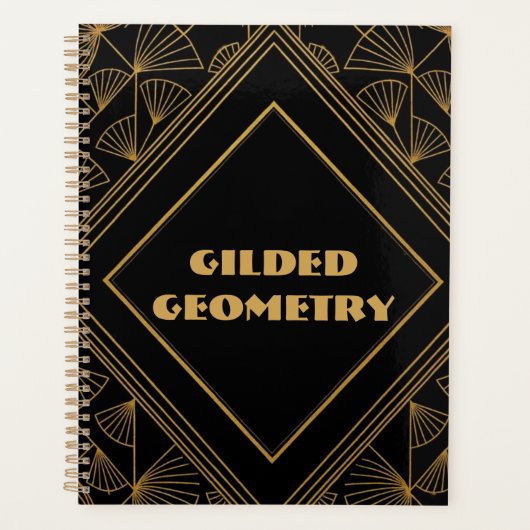 Vergulde Geometrie Planner (Voorkant)