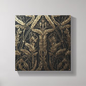 Vergulde Graanoogst Canvas Afdruk (Voorkant)