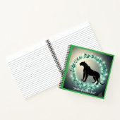 "Vergulde jungle-geest" Notitieboek (Binnen)