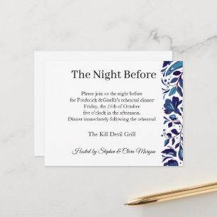 Vergulde Koninklijke Elegantie Oefenavond Diner Ui Briefkaart
