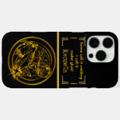 vergulde lasprecisie Case-Mate iPhone case (Achterkant (horizontaal))