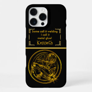 Vergulde Lasprecisie iPhone 16 Pro Max Hoesje