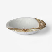 Vergulde Lijst Papieren Kommen (Gebogen)