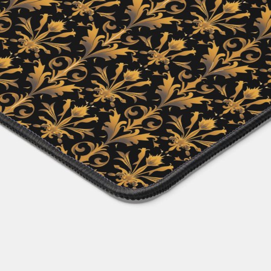 vergulde luxe bureaumat (Hoek)