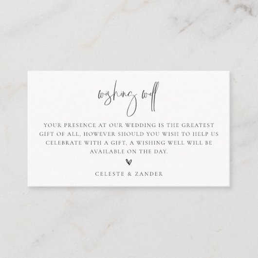 vergulde maan fasen bruiloft wensgoed behuizing informatiekaartje (Voorkant)