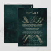 Vergulde Meadow Details behuizing Briefkaart (Voorkant / Achterkant)