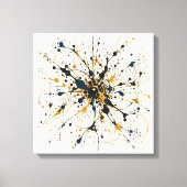 Vergulde Middennacht Canvas Afdruk (Voorkant)