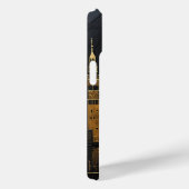 Vergulde Middernacht Skyline Case-Mate iPhone Case (Achterkant / Rechts)