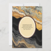 vergulde Nikah bruiloft uitnodiging chic islamitis (Achterkant)